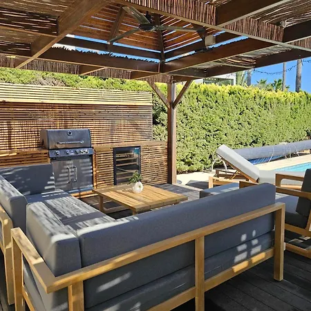 Вилла Del Mar Heated Pool Мазотос